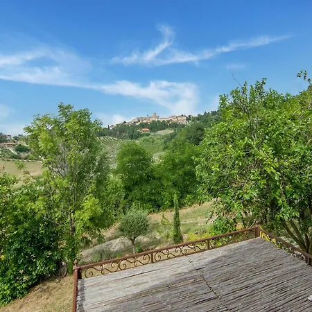 Mansion In Vallefoglia With Pool And Panorama בית נופש *