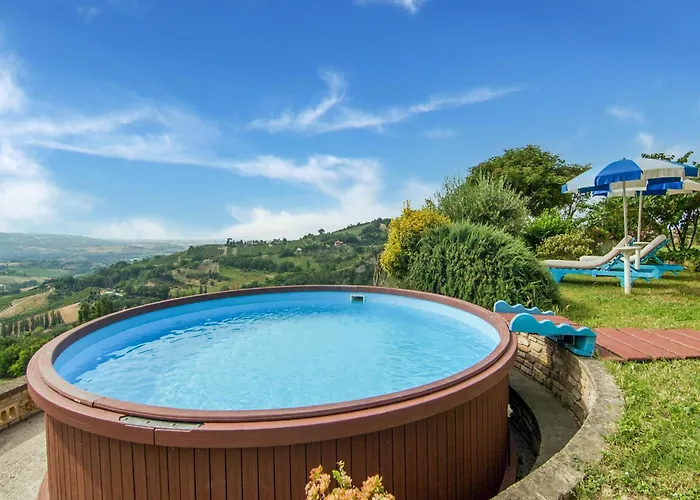 Mansion In Vallefoglia With Pool And Panorama Ferienhaus *